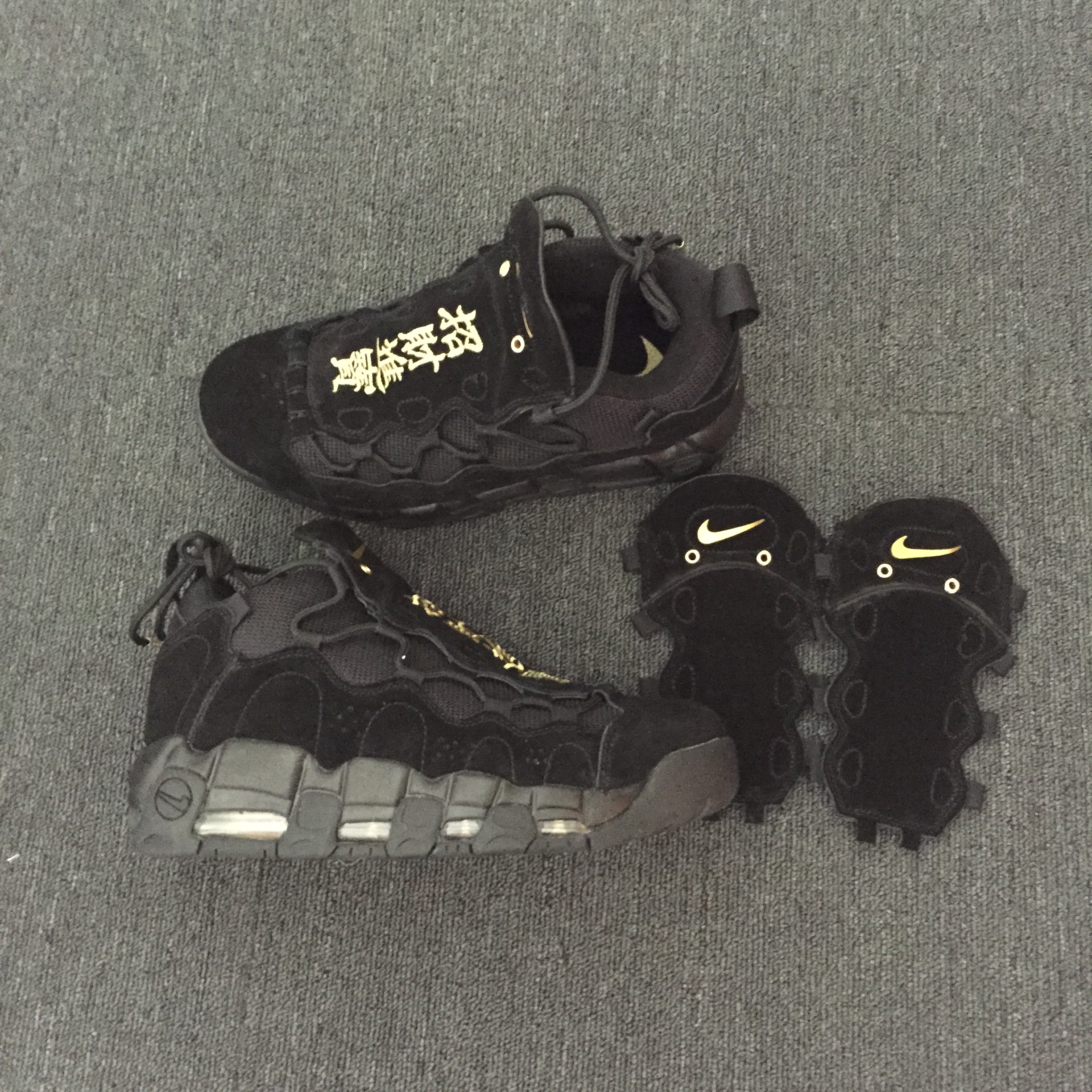 Nike Air More Uptempo Kung Hei Fat Choi Black Shoes